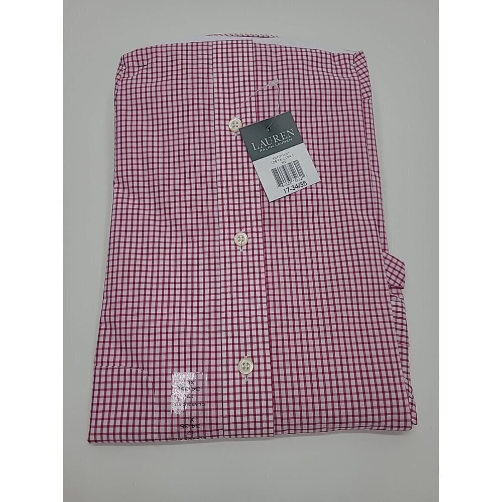 Lauren Ralph Lauren Classic Fit Button Down Men's Size 17 34/35 New with Tags - Picture 5 of 6
